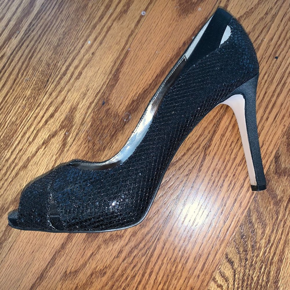 Alfani shimmering black heels